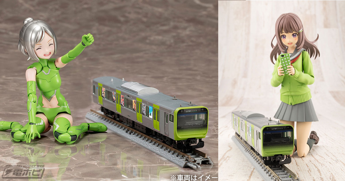 山手線カラーをイメージした『創彩少女庭園』結城 まどか、『メガミ