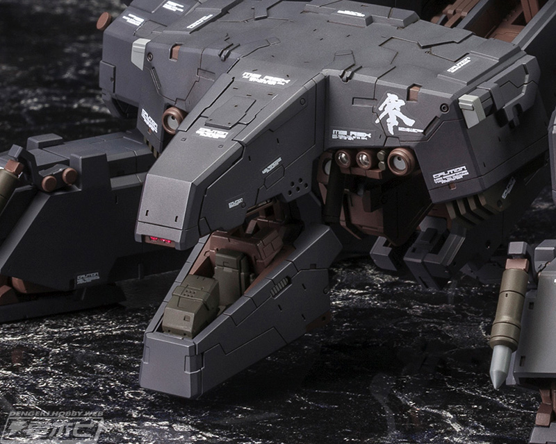 メタルギア ソリッド』メタルギアREX Black Ver.のプラモデルが再販