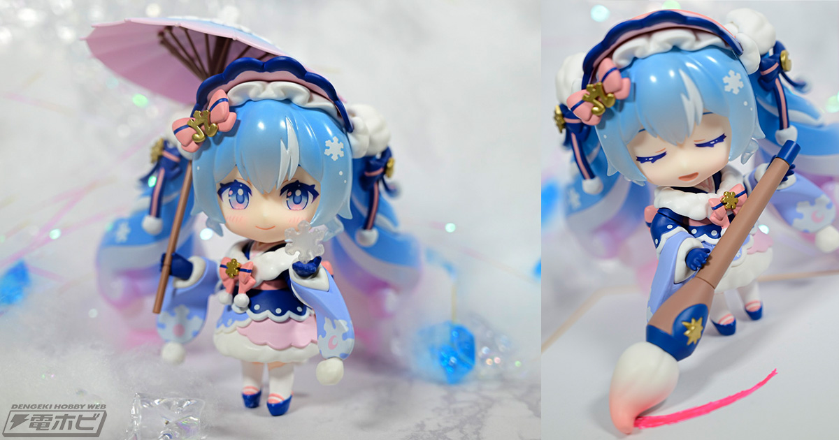 冬の空を満点の笑顔で描きだそう！可愛らしさ全開の「ねんどろいど 雪