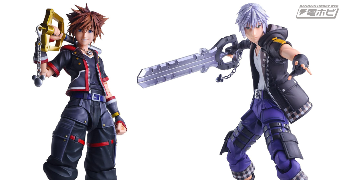 キングダム ハーツIII』ソラとリクの可動フィギュア「PLAY ARTS改」の