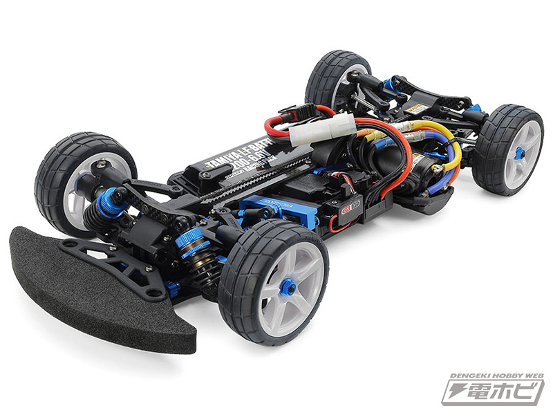 タミヤより、2ベルト4WDシャーシのTA08の戦闘力を厳選パーツ装着で向上