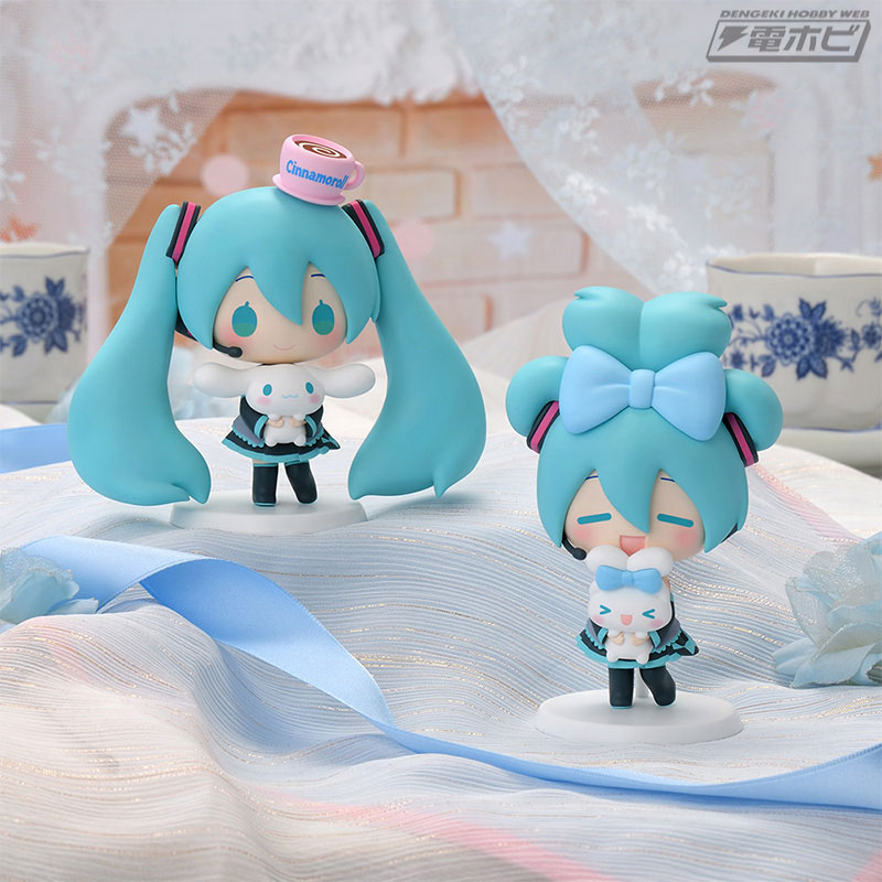 初音ミク」と「シナモロール」はいつも仲良し♪コラボデザインのリアル