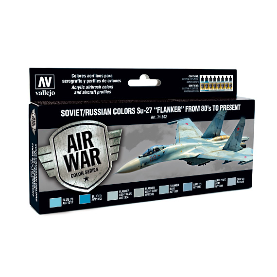 71602 ソ連/ロシア Su-27フランカーカラーセット 80年代-現用