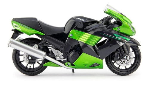 MINIATURA MOTO KAWASAKI ZX-14 - Hobby Ciência
