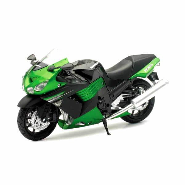 MINIATURA MOTO KAWASAKI ZX-14 - Hobby Ciência