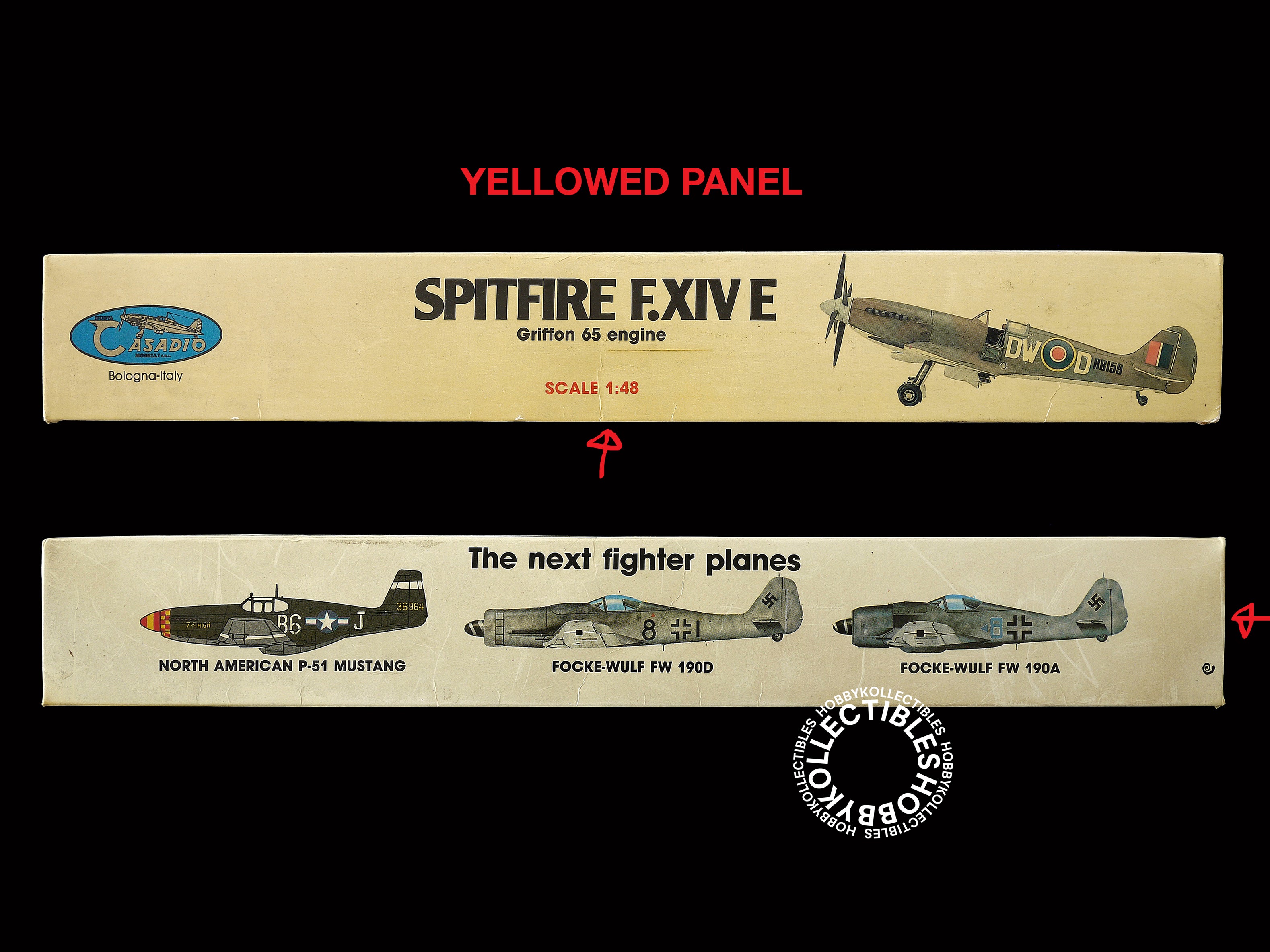 Casadio Gunze 1/48 Spitfire F.XIV E Fighter Metal Model Kit