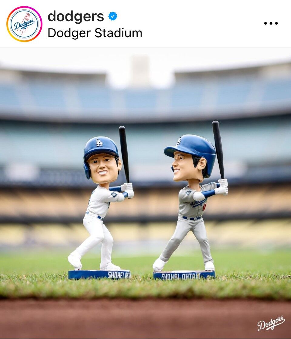 大谷翔平＆マイク・トラウトのボブルヘッド(7⁄1 エンゼルス