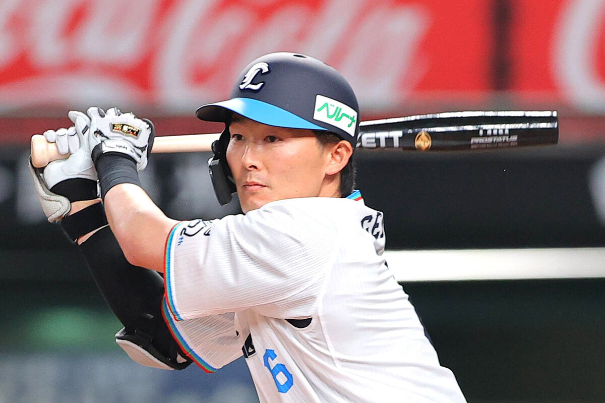 西武・源田「魚雷バット」を使用「いつも使っているバットと比べて