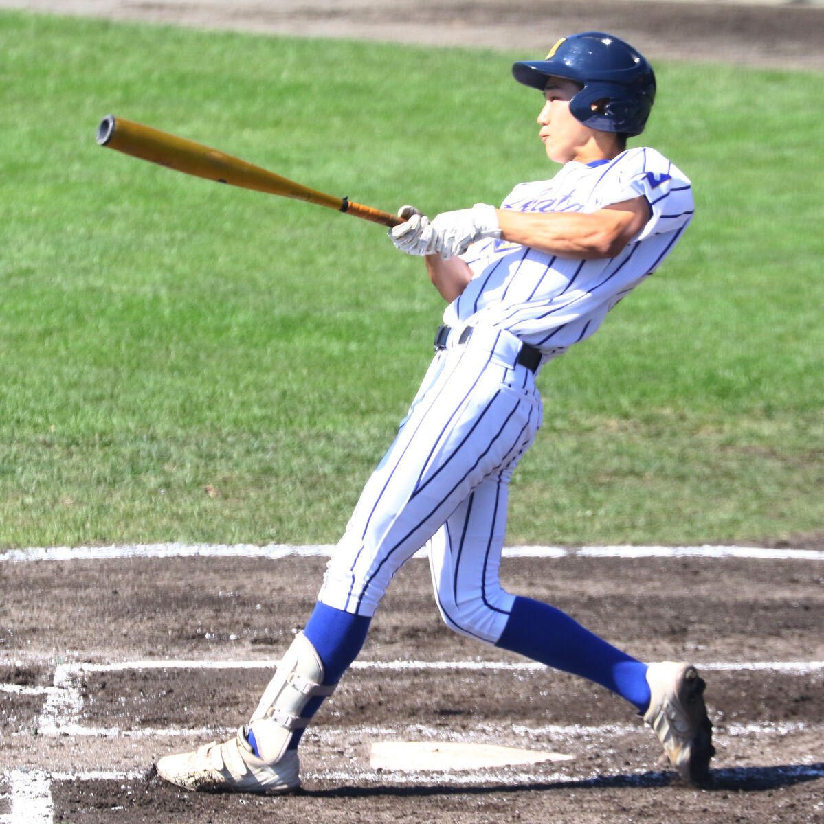 高校野球】酒田南が決勝へ 東北大会決めた…1年桐花幸甫がポテンヒット