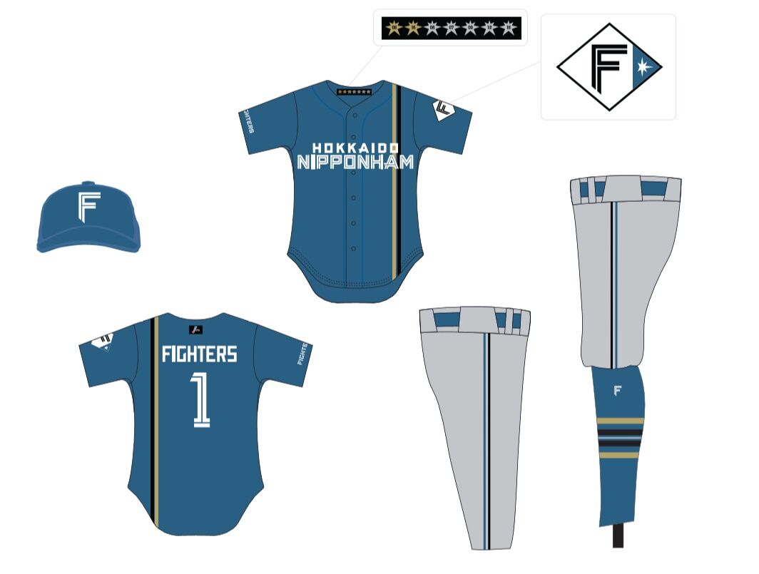 日本ハム】新ユニホーム発表 ビジターは北海道の空と海をブルーで表現