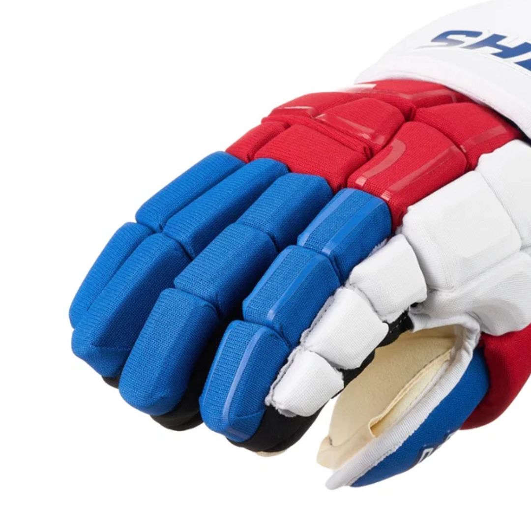 Sherwood Code NHL Team Stock Senior Hockey Gloves - New York
