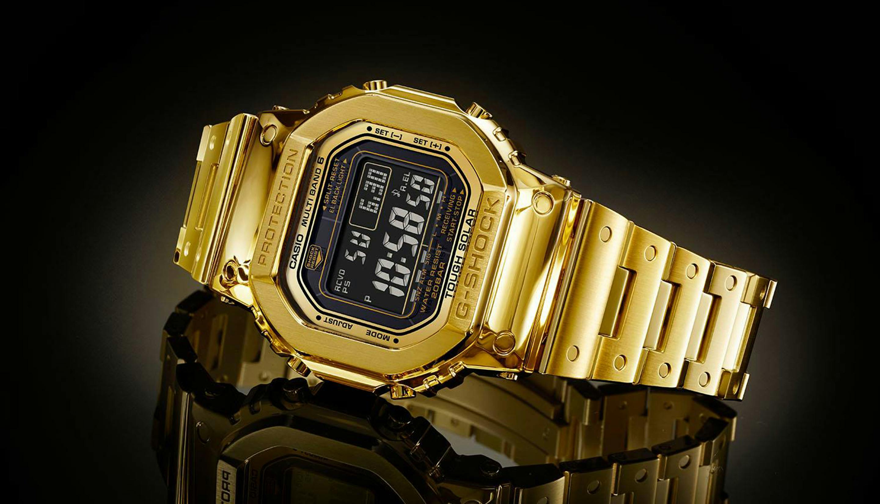 Just Because: The Solid 18 Karat Gold G-Shock 'Pure Gold' G-D5000