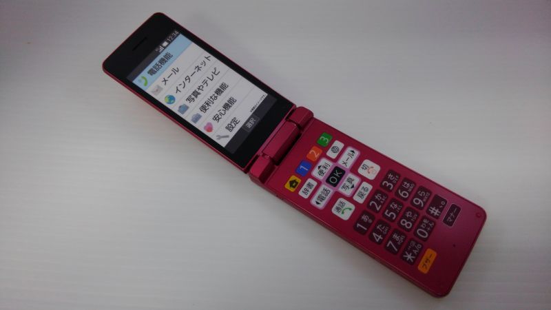 ソフトバンク 807SH かんたん携帯10 モックアップ 3色セット