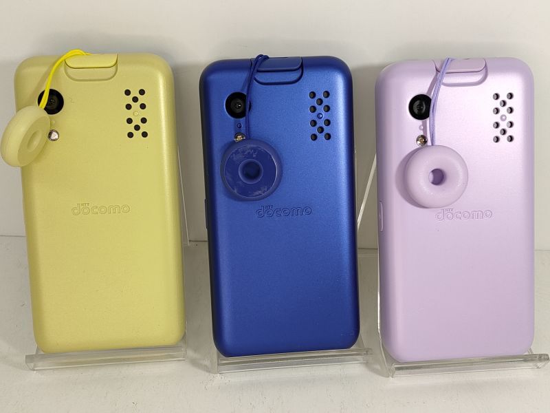 NTTドコモ KY－41C キッズケータイ モックアップ 3色セット