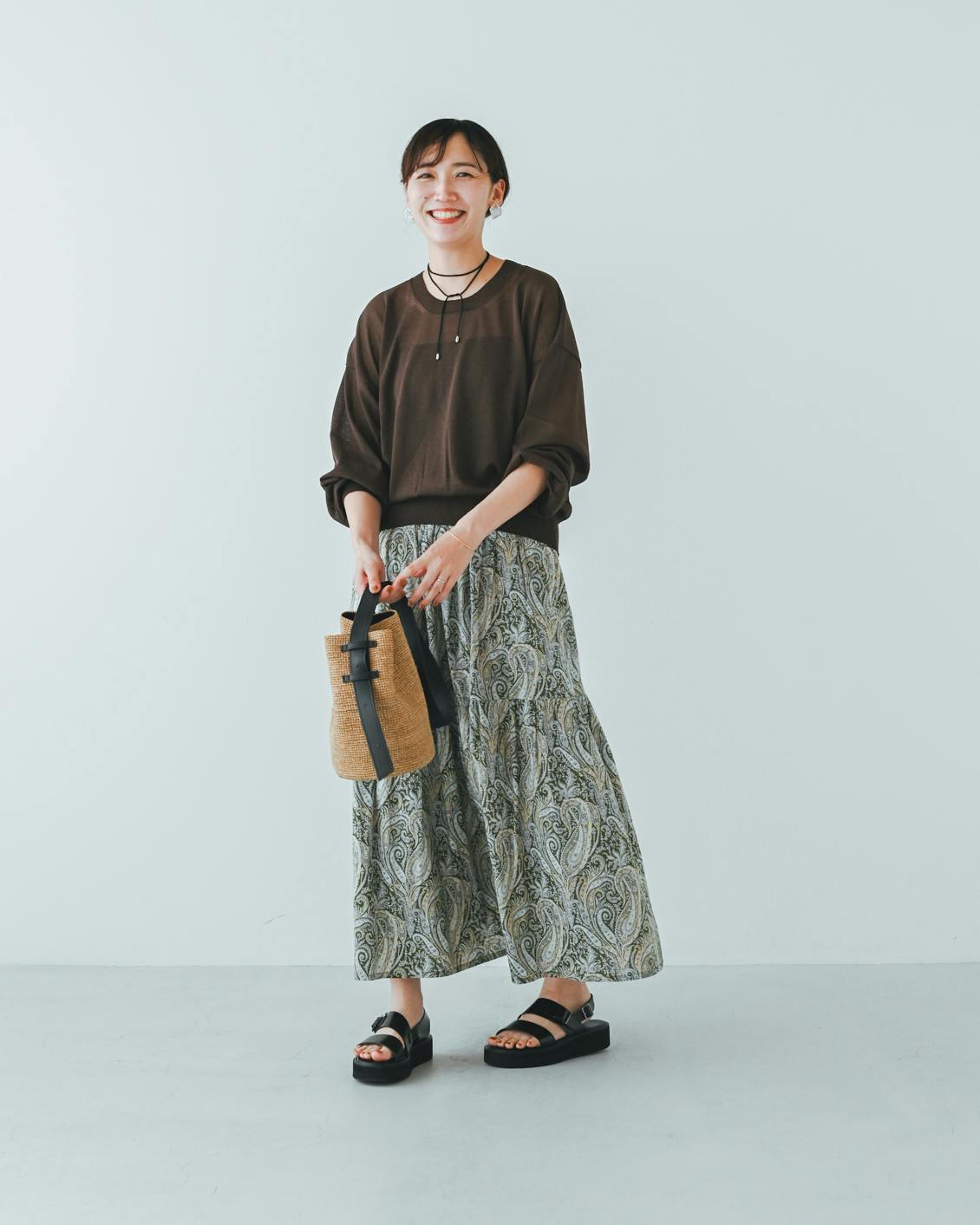 秋はスカートから】パンツ派スタッフも太鼓判。リバティプリントの