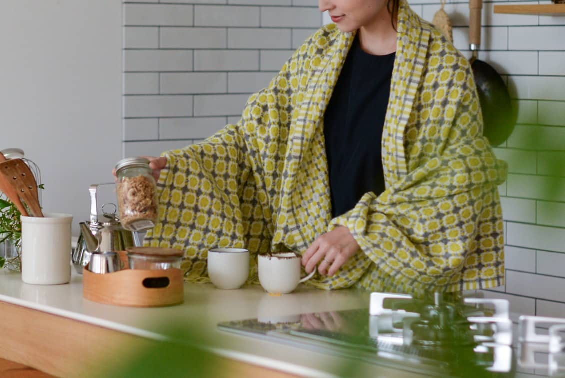 ラプアン・カンクリ ウールブランケット ピスタチオ LAPUAN KANKURIT