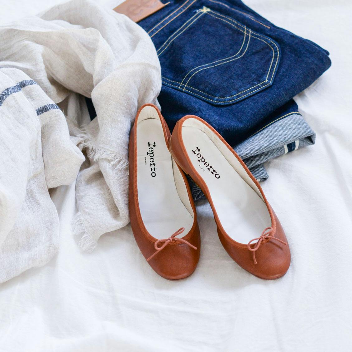 取扱終了】repetto／レペット／バレエシューズ／ブラウン（サイズ37