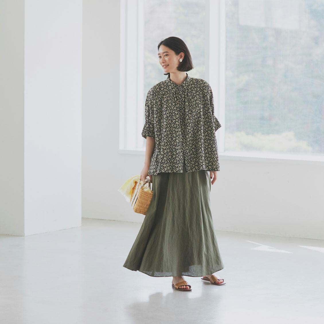 NOUVELLES DU PARADIS / ヌーベル ドゥ パラディ / 花柄ブラウス