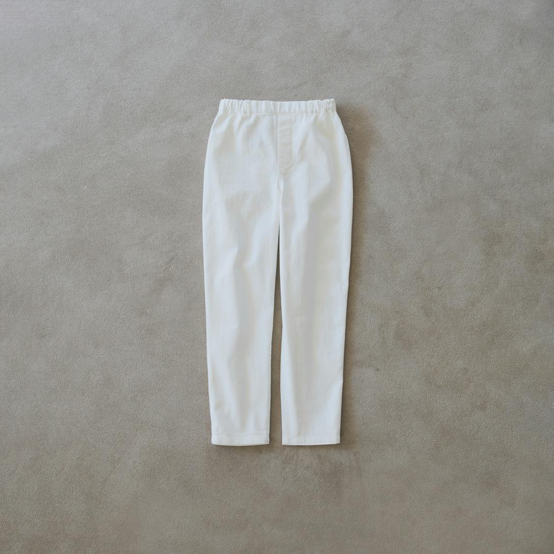 動きやすくて、あったかい」裏起毛のペグパンツ / インディゴ