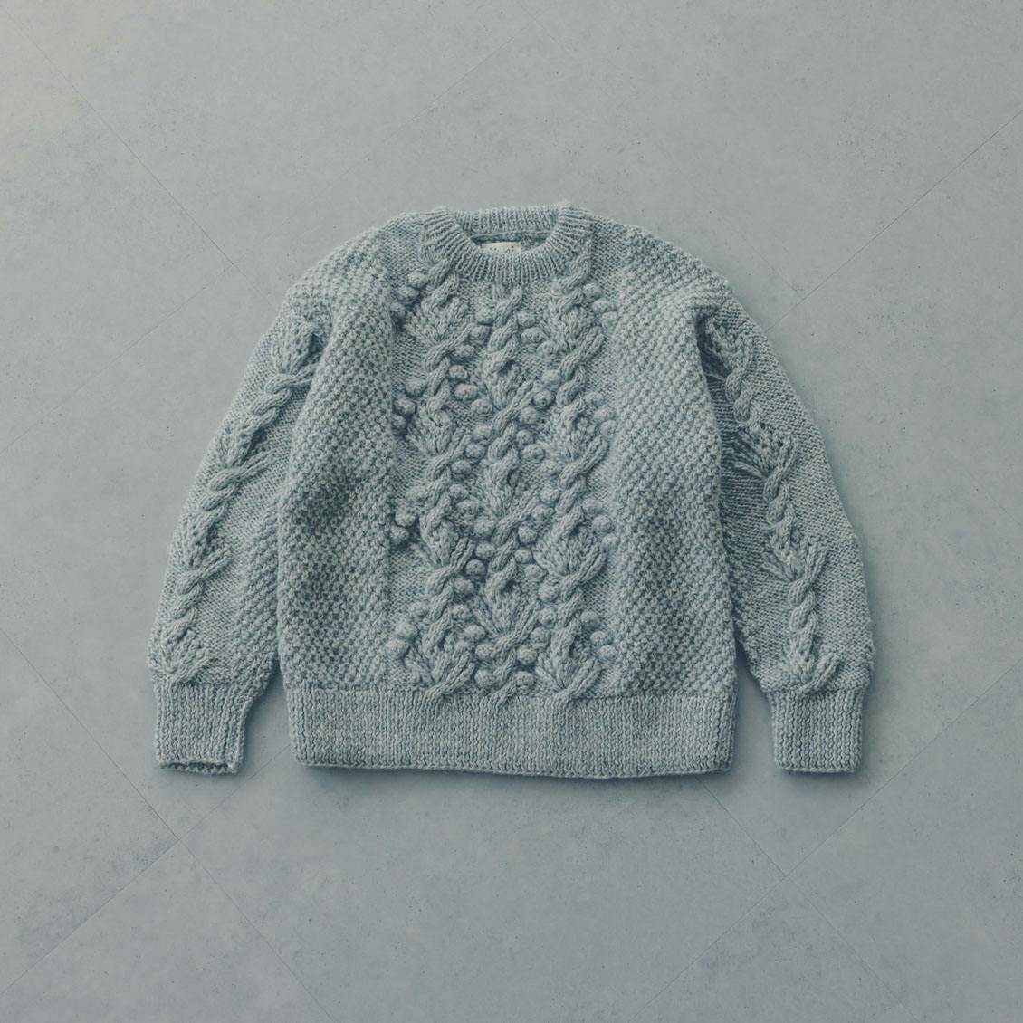 yuni / ユニ / 植物柄のハンドニット - 北欧、暮らしの道具店