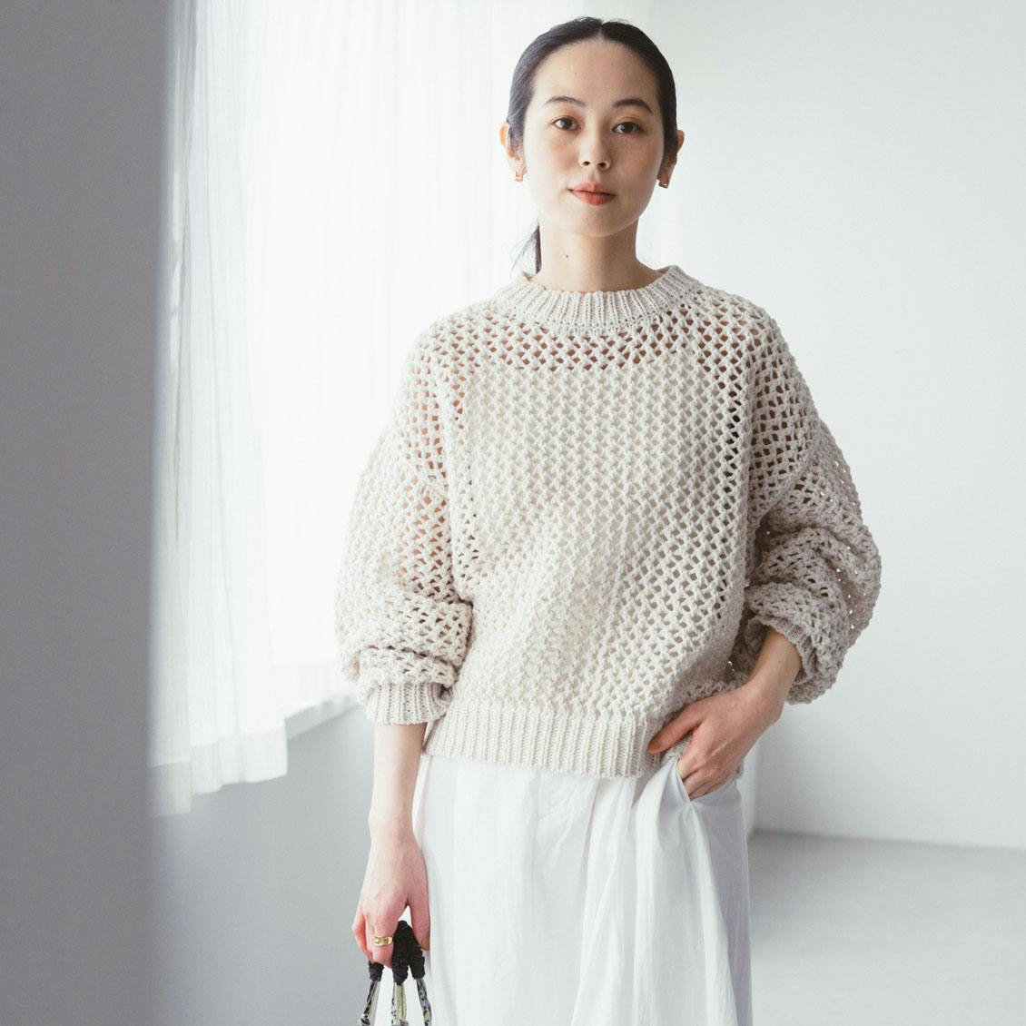 LIYOCA / リヨカ / メッシュ編みニット - 北欧、暮らしの道具店