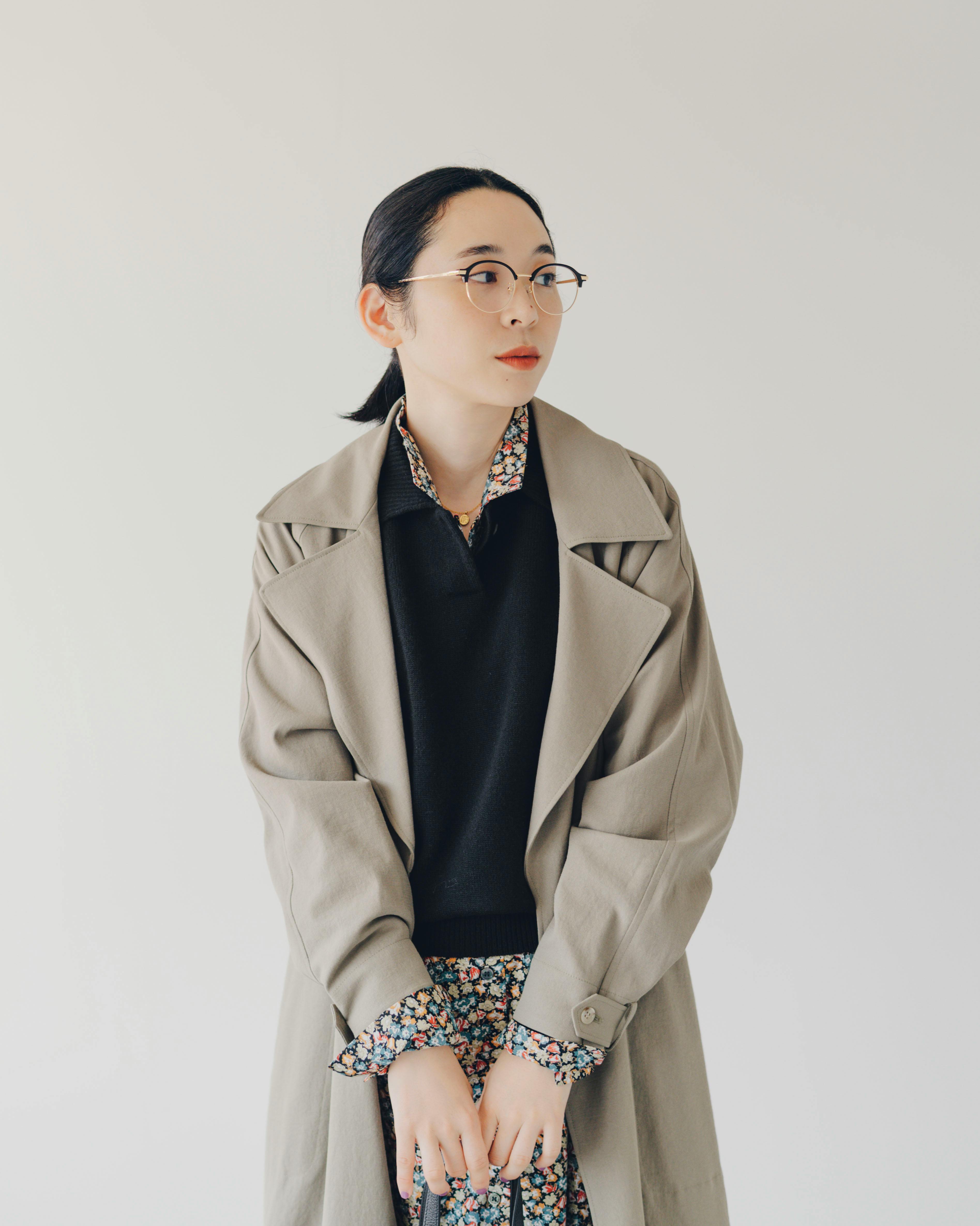 大人にひとさじのアクセント」洗えるウールの襟付きニット - 北欧