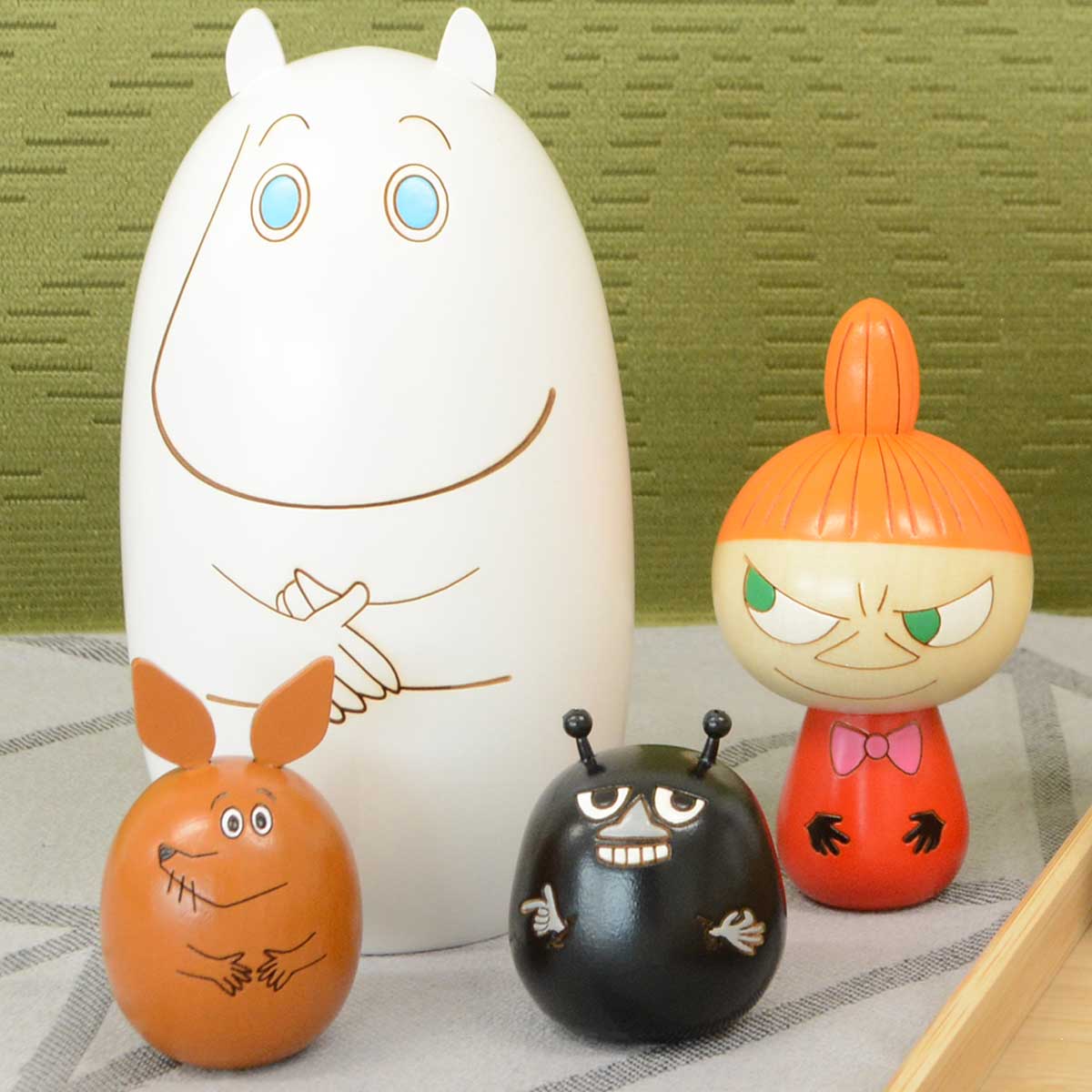Moomin ムーミン 卯三郎こけし スティンキー ( ミニ )｜北欧雑貨
