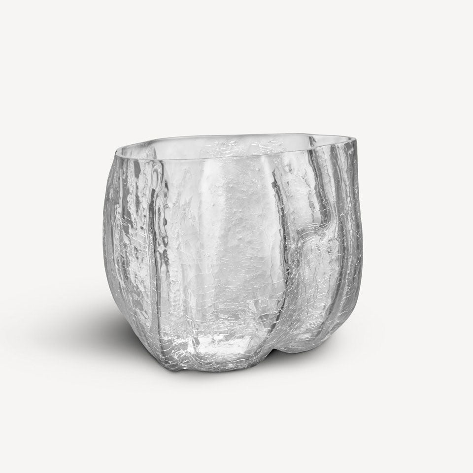 KOSTA BODA コスタボダ CRACKLE フラワーベース ( M / クリア )｜北欧雑貨