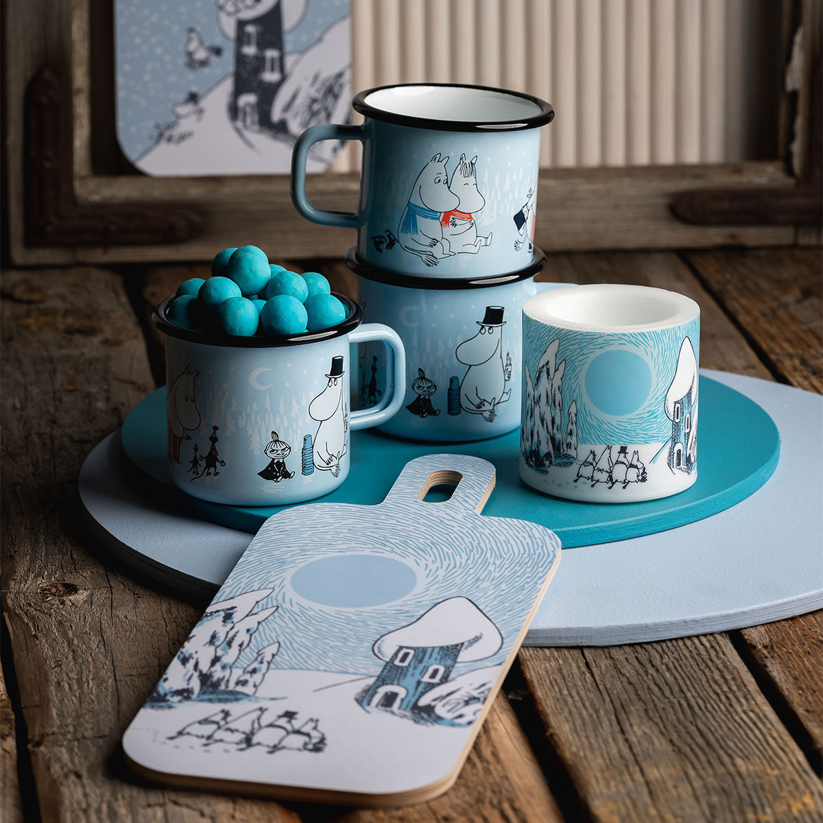 Moomin ムーミン Muurla ムールラ ホーローマグ ( Day on Ice / 250ml