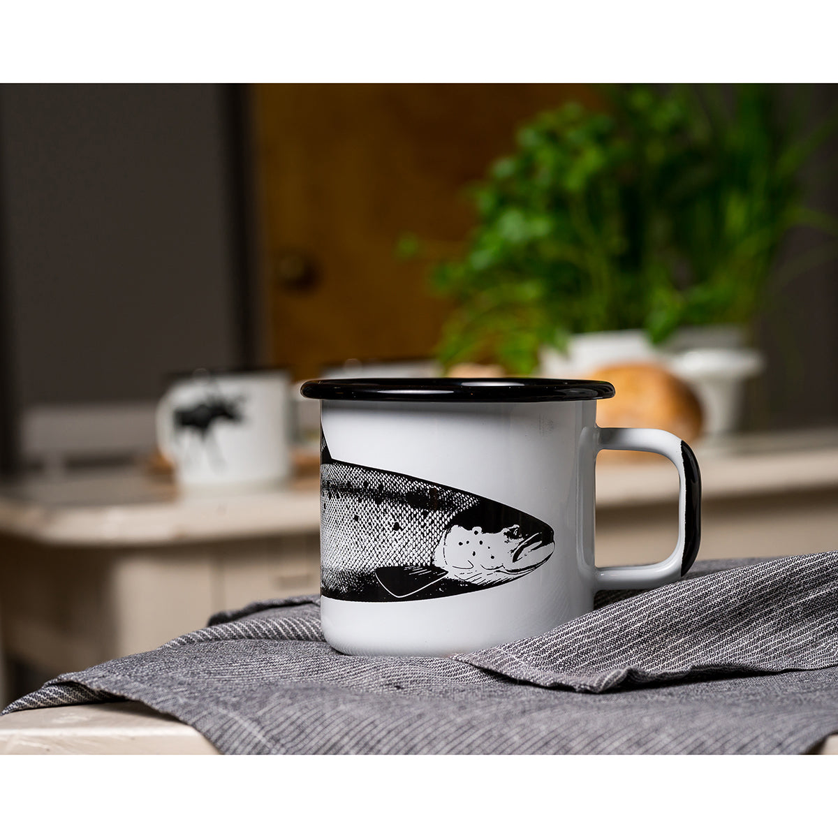 muurla ムールラ ホーローマグ NORDIC ( サーモン )｜北欧雑貨