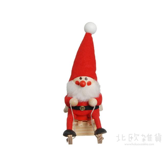 NORDIKA nisse ノルディカ ニッセ クリスマス 木製人形（そりに乗った