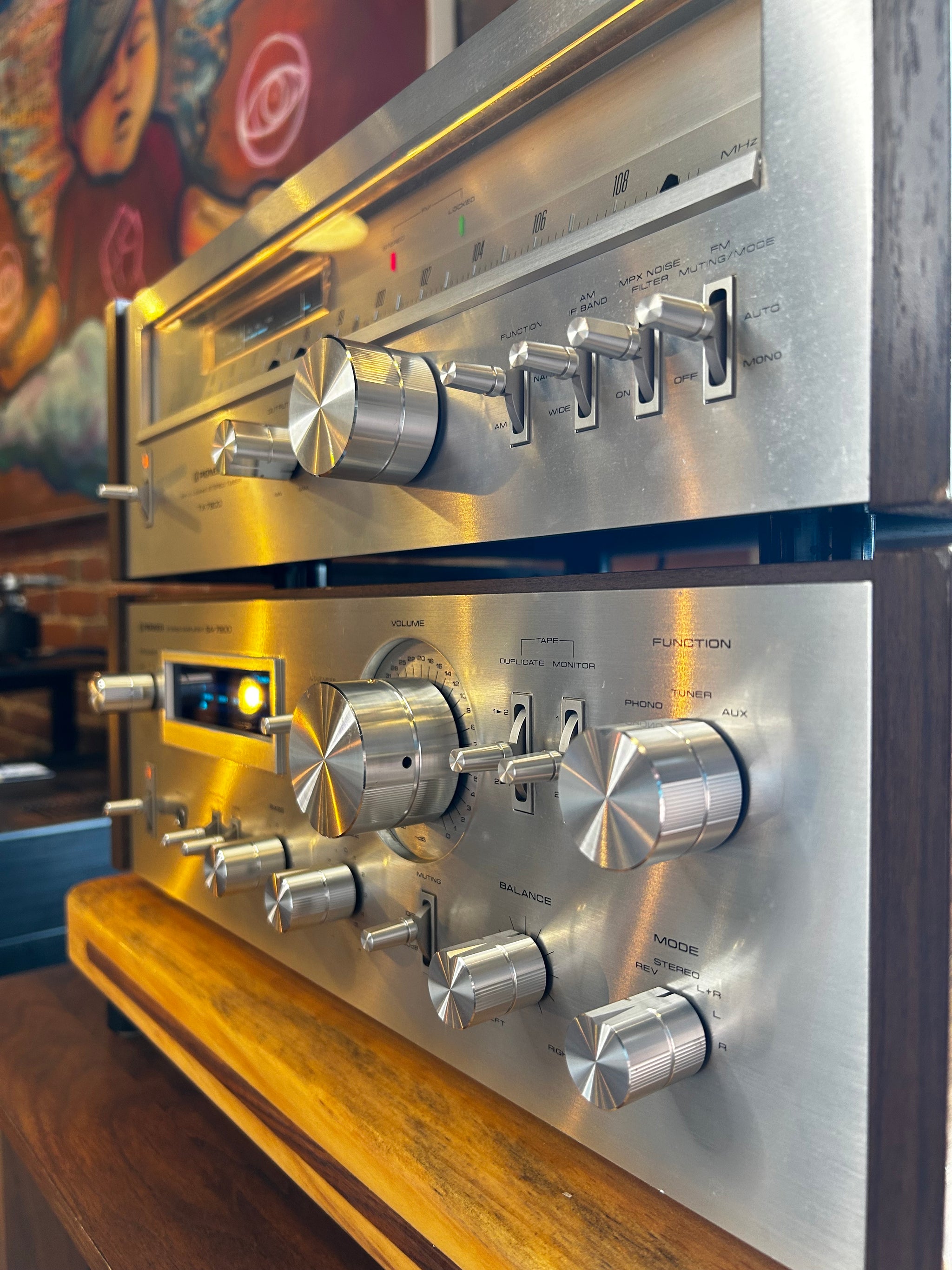 Pioneer SA-7800 & TX-7800, Amp and Tuner Vintage Package! - SOLD