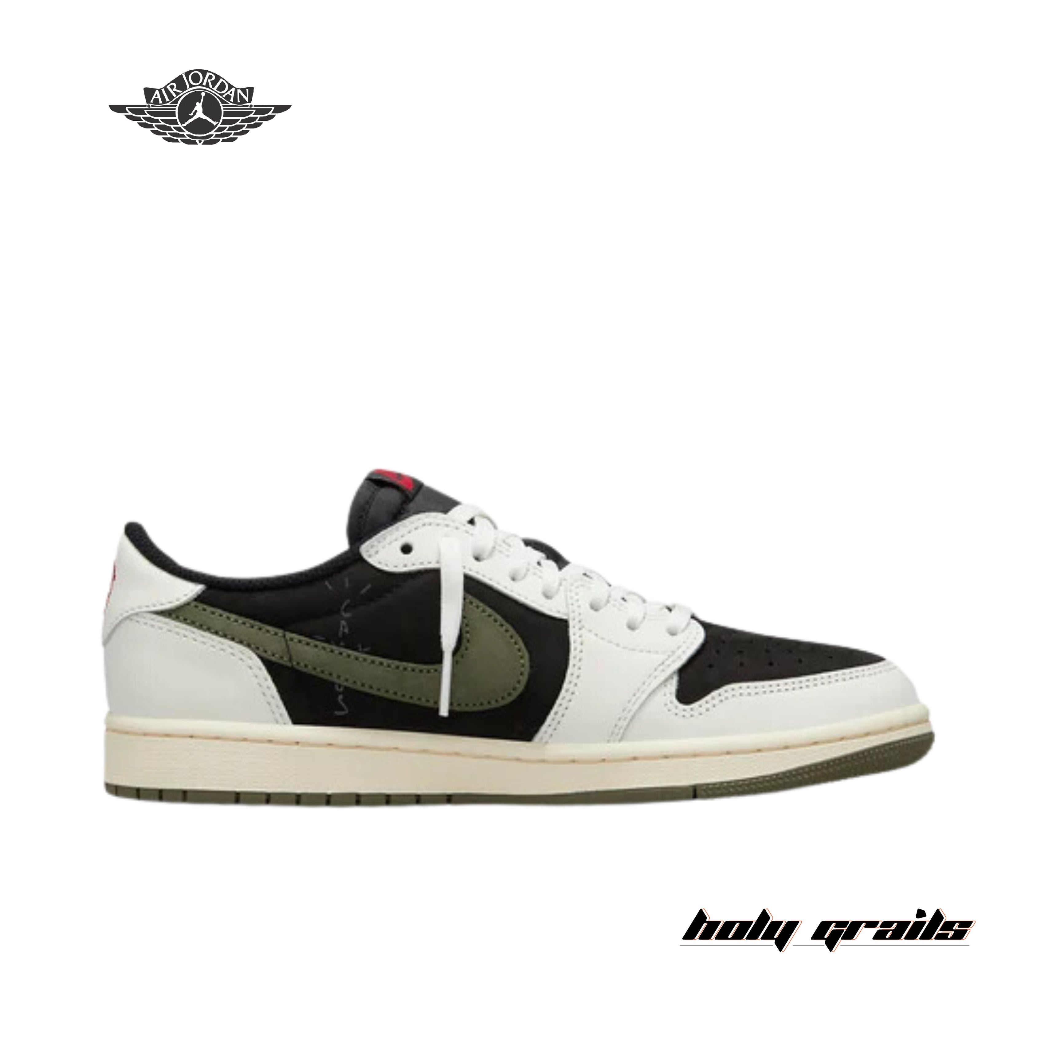 Travis Scott x Air Jordan 1 Retro Low OG SP 'Olive' | Holy Grails