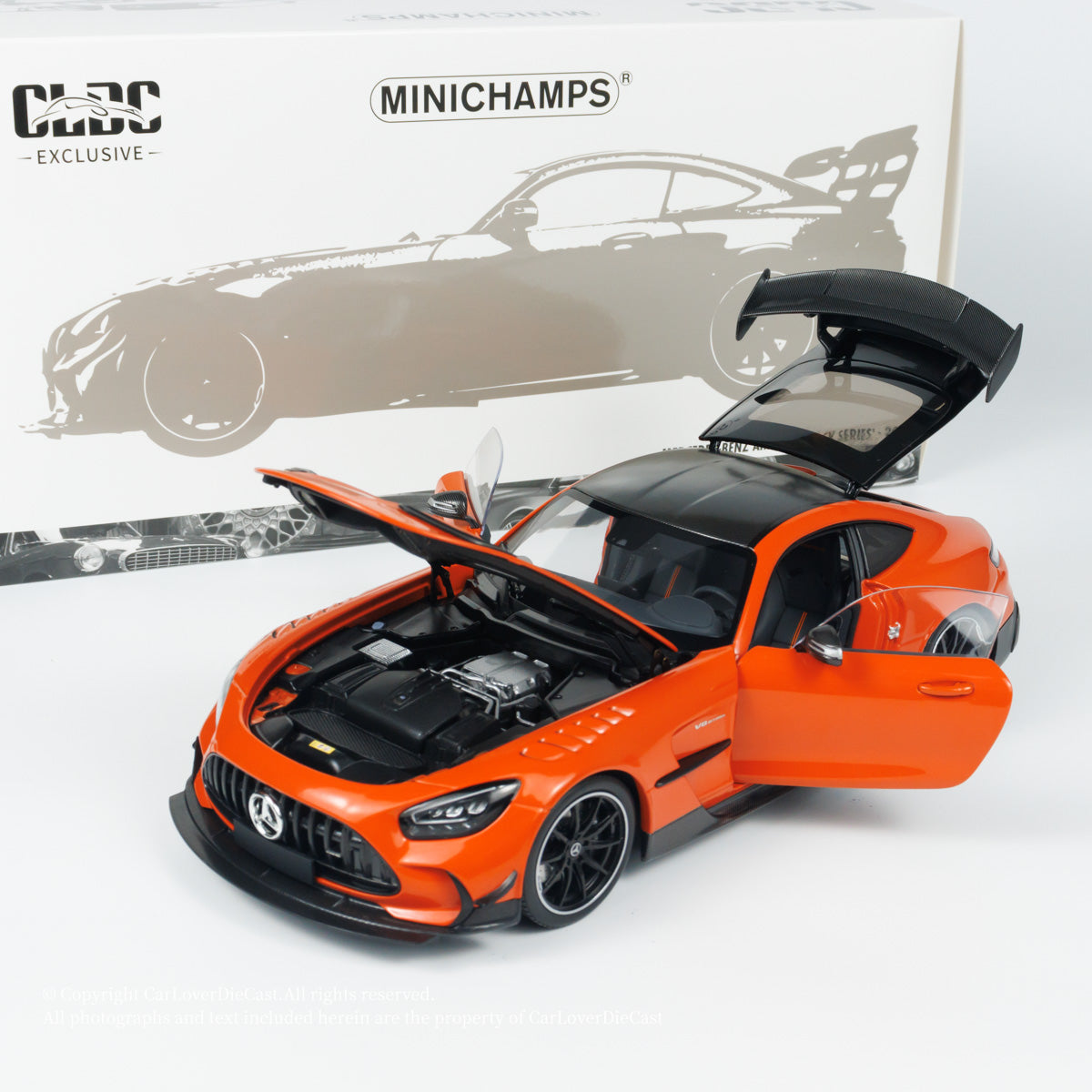 MINICHAMPS 1:18 MERCEDES-AMG GT BLACK SERIES 2021 ORANGE 113032026
