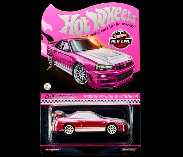 HWCにてRLC限定のピンクエディションNISSAN SKYLINE GT-R (BNR34)発売