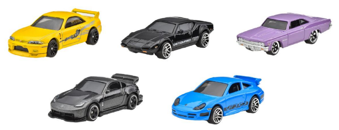 Fast & Furious Theme RACING 5種10台セット - ホットウィール通販専門