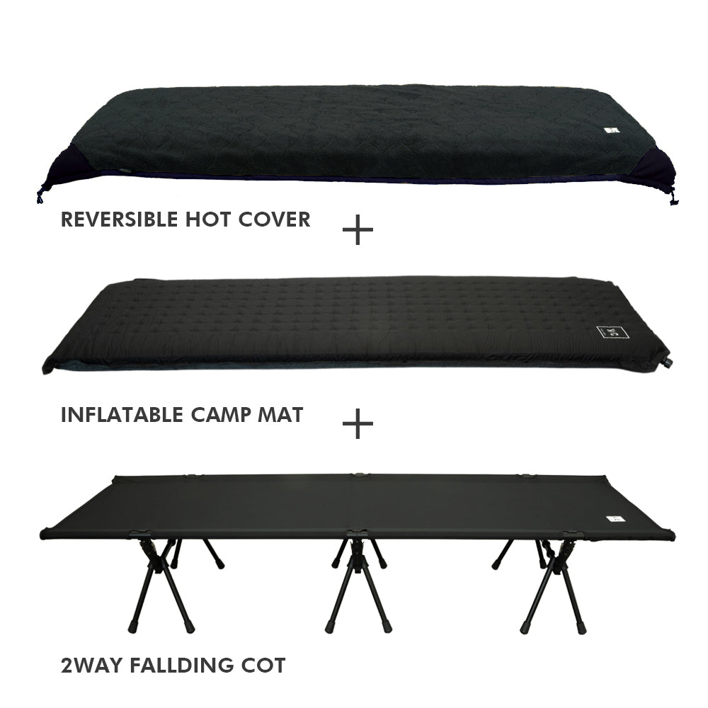 HOTEL CAMPS フルセット[コット + マット + ホットカバー] 単品購入