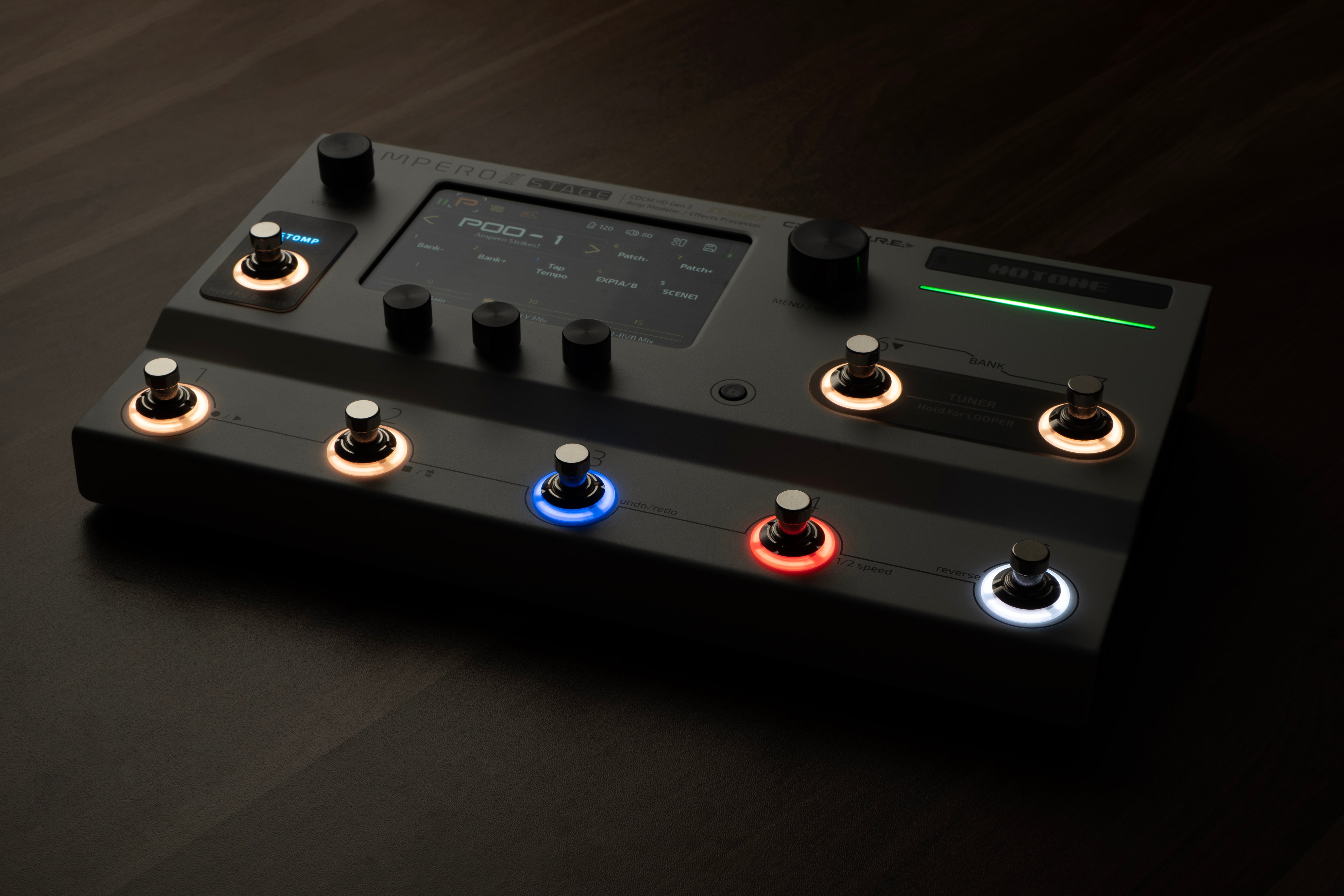 Hotone Ampero II Stage MP-380 – Professional guitar multi-effects