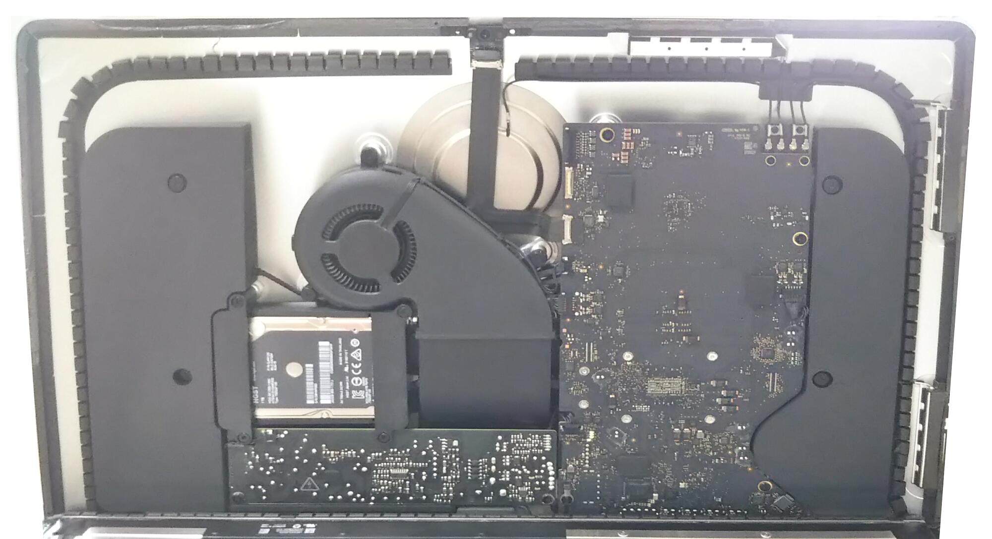 iMacの分解：A1418 21.5インチ（Late2012～Mid2017）・ピザカッター