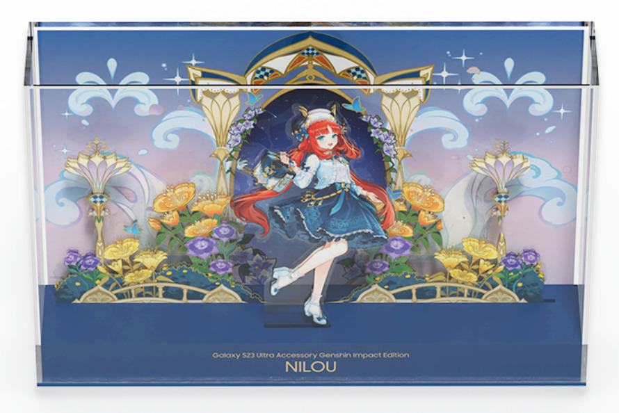 Galaxy S23 Ultra Accessory Genshin Impact Edition』のグッズ詳細が