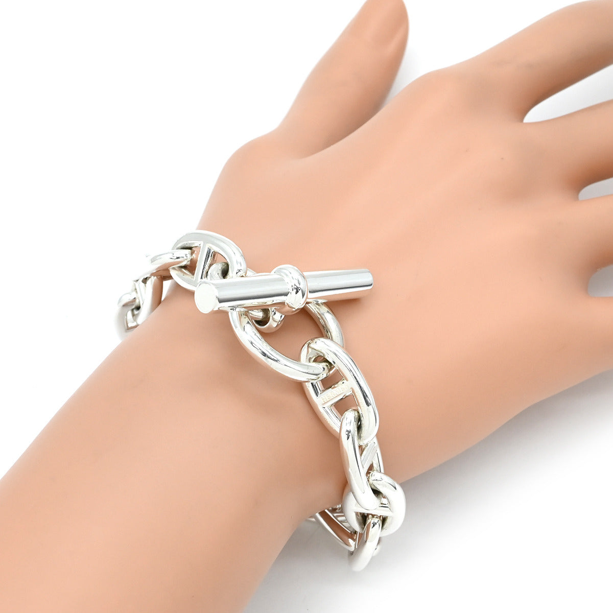 エルメス HERMES シェーヌダンクル GM シルバー シルバー925