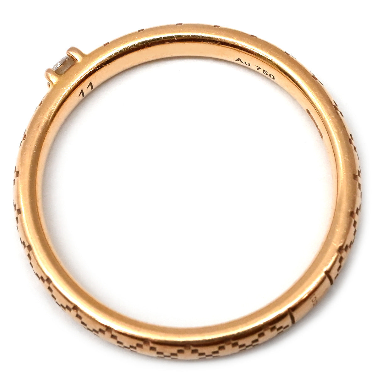 グッチ GUCCI ディアマンティッシマ リング ダイヤ ピンクゴールド #11