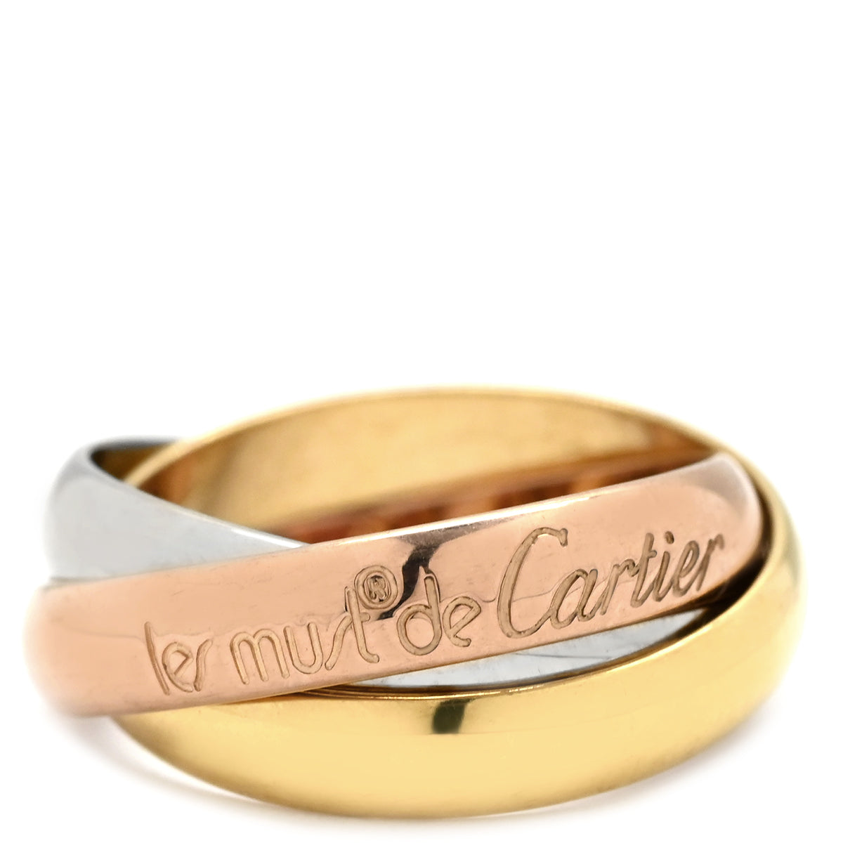 カルティエ Cartier トリニティ ホワイトゴールド×イエローゴールド