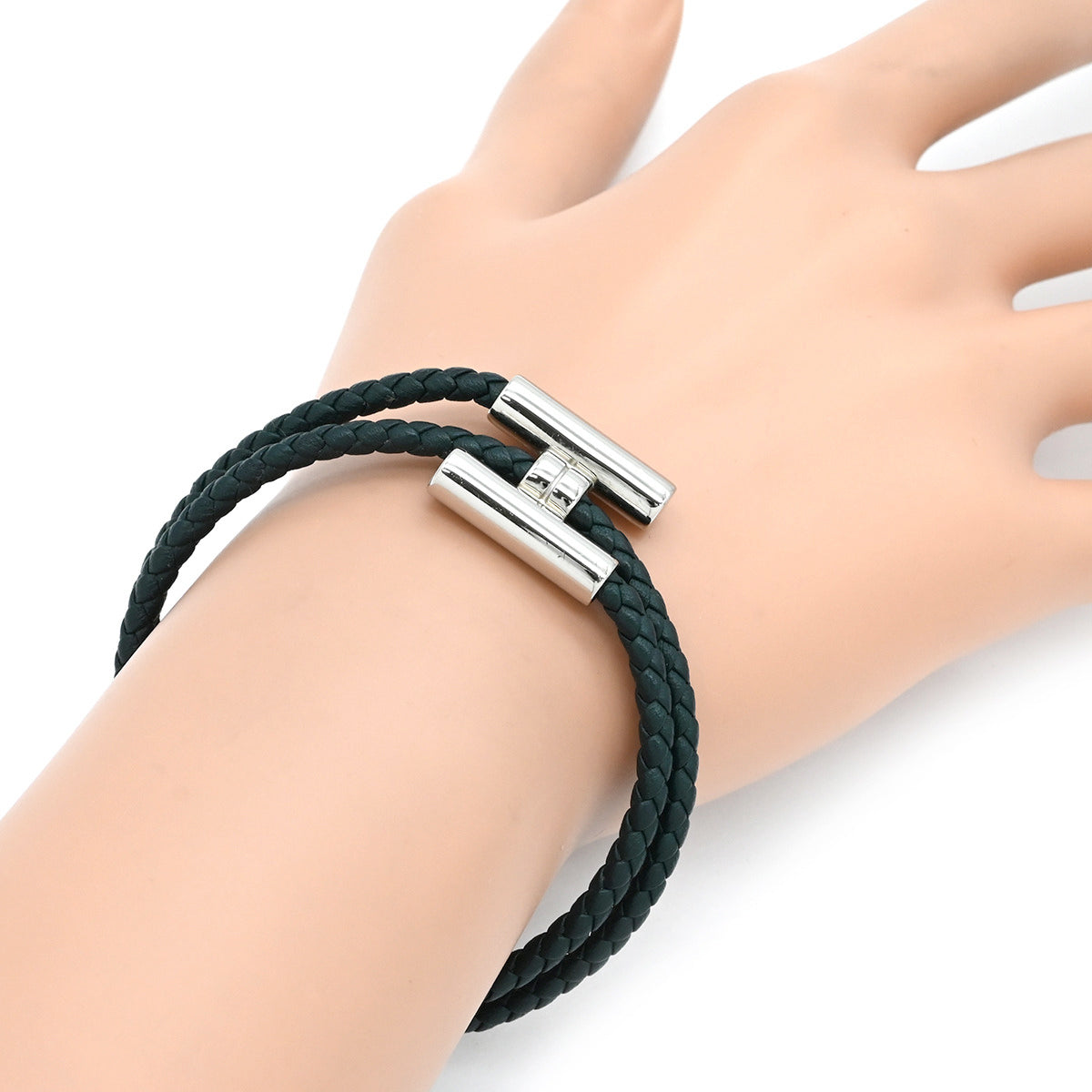 エルメス HERMES トゥルニ トレッセ グリーン スイフト メタル