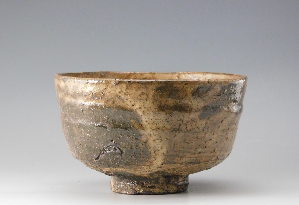 茶道具 義山 菓子鉢 瑠璃草 上野良樹