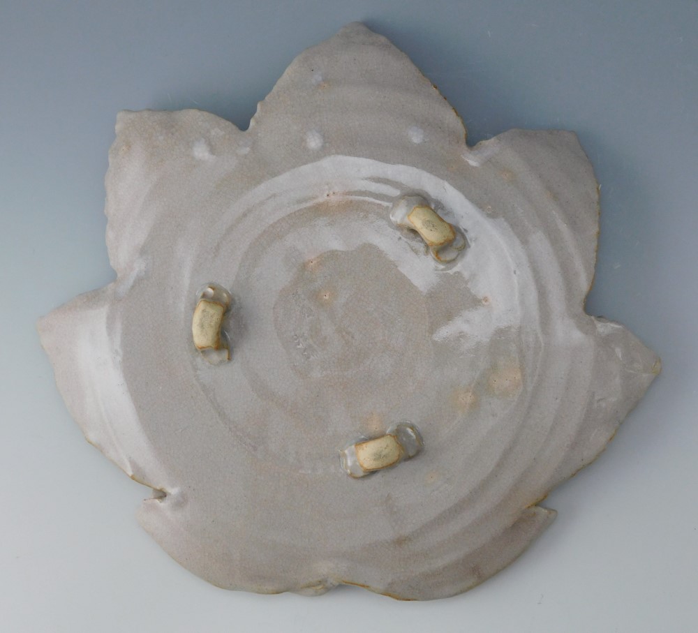 大和吉孝松緑 萩焼 紅葉形菓子鉢 | いとう鳳凰堂古美術店