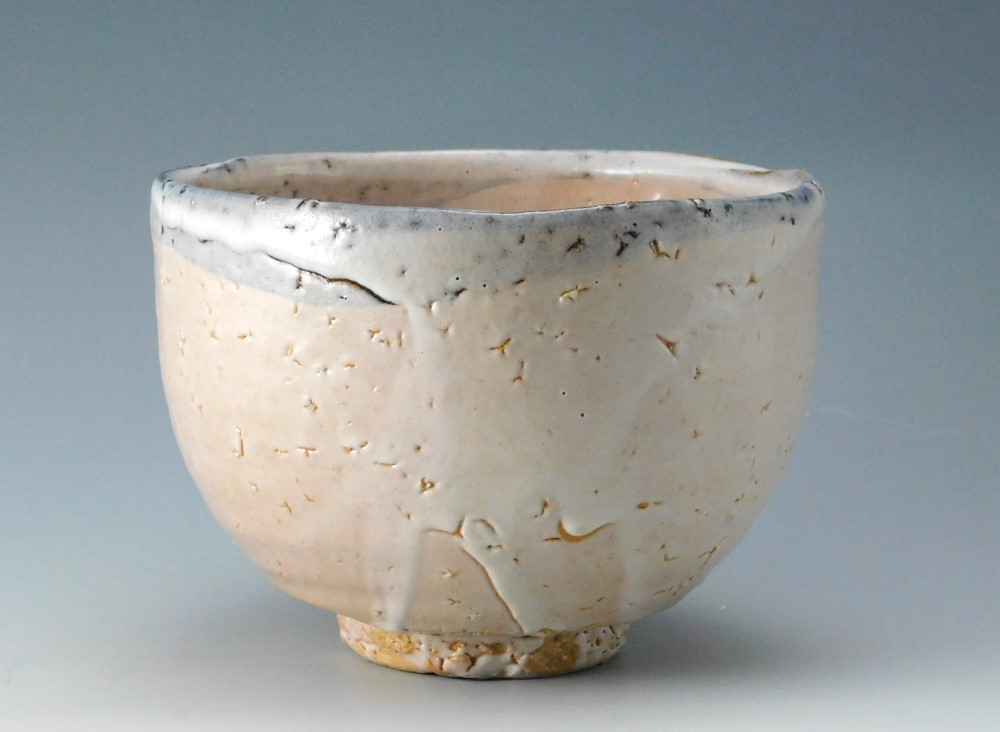 鵬雲斎箱 十三代 田原陶兵衛 萩白釉茶碗 | いとう鳳凰堂古美術店