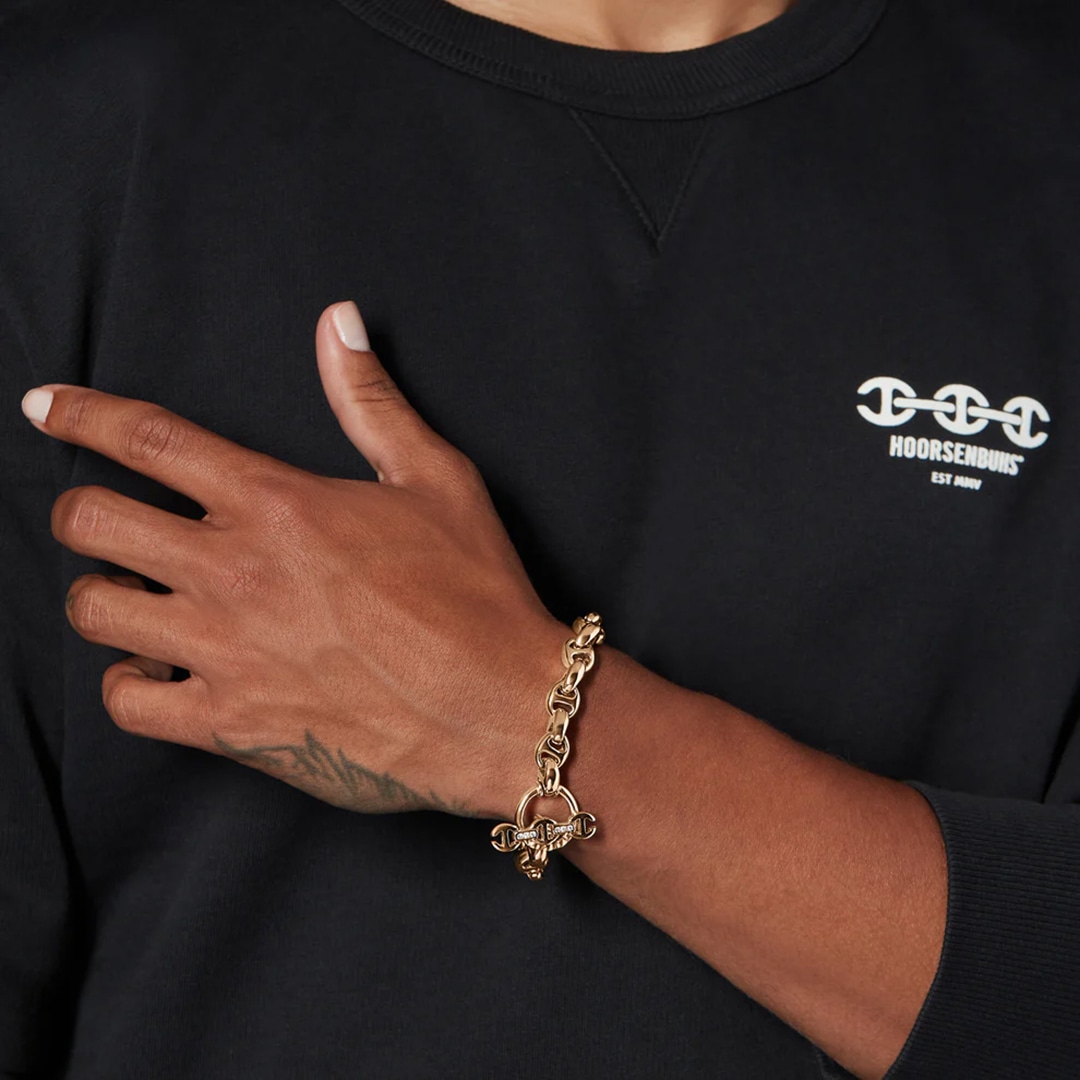 STORE ONLY】10MM OPEN-LINK BRACELET｜YG｜Bracelet｜HOORSENBUHS