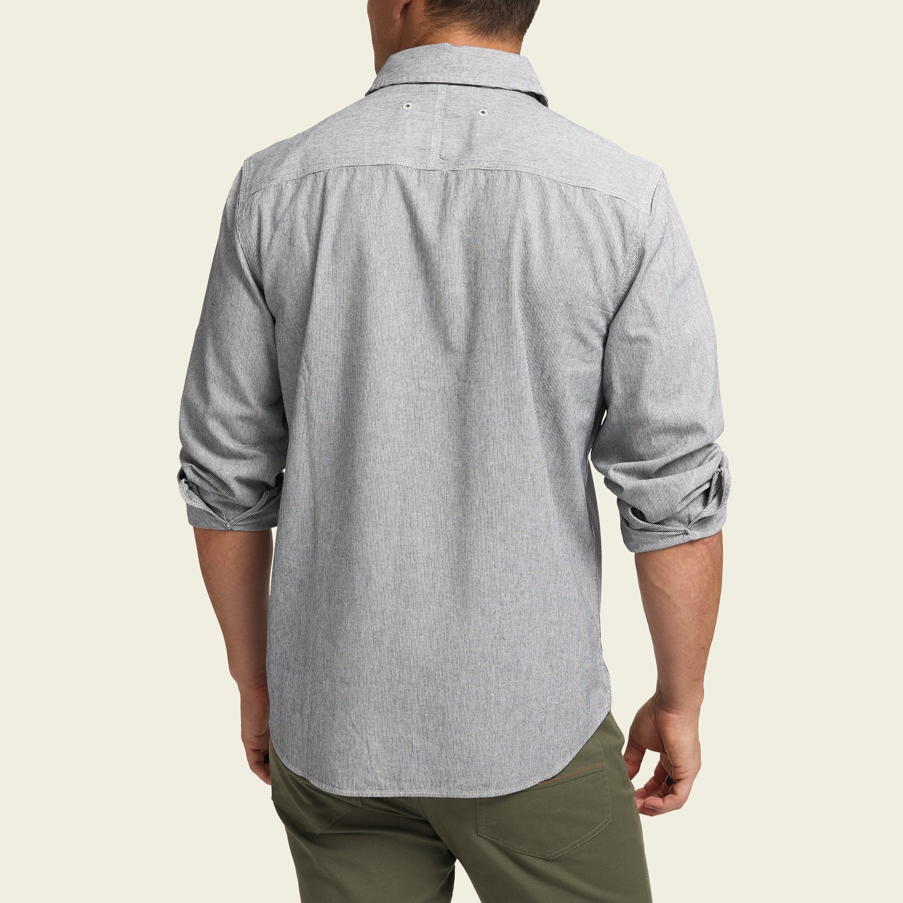 Tallier Work Shirt - Hickory Stripe Chambray – HOWLER BROTHERS