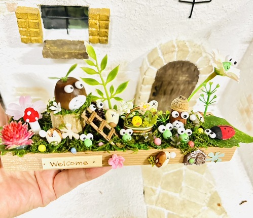 過去の出店情報 どんぐりと木の実のアレンジ講座｜浜松ハンドメイド